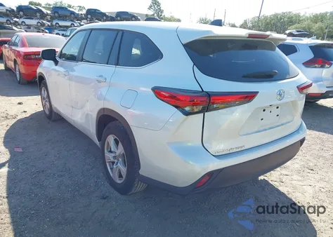 2023 Toyota Highlander L z USA, uszkodzony, nr VIN 5TDKDRAH2PS044773